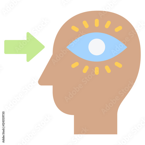 Perception Flat Icon