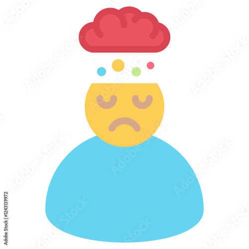 Depression Flat Icon