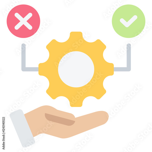 Decision Making Flat Icon