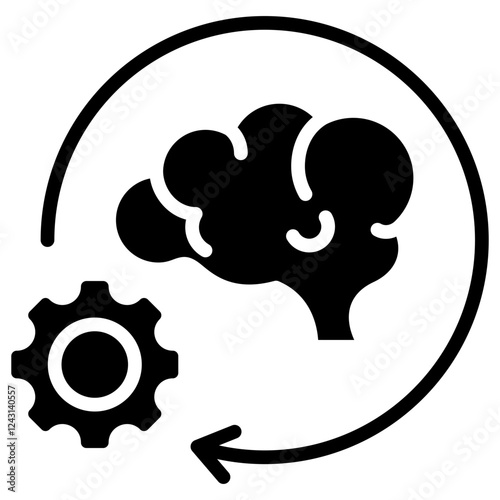 Cognition Glyph Icon