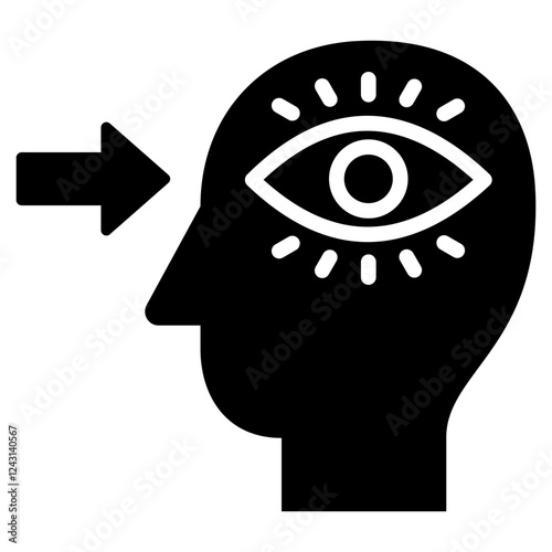 Perception Glyph Icon