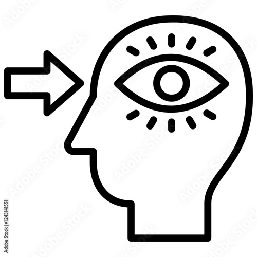 Perception Outline Icon
