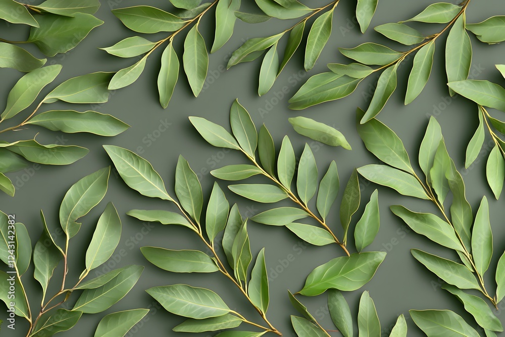 custom made wallpaper toronto digitalGreen Leaves: Nature's Beauty, Vibrant Hues, Tranquil Scene