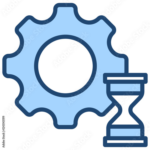 Duration Blue Icon