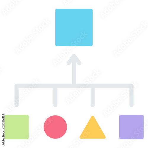 Generalization Flat Icon