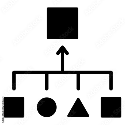 Generalization Glyph Icon