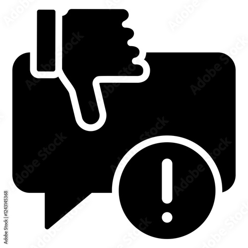 Discrimination Glyph Icon