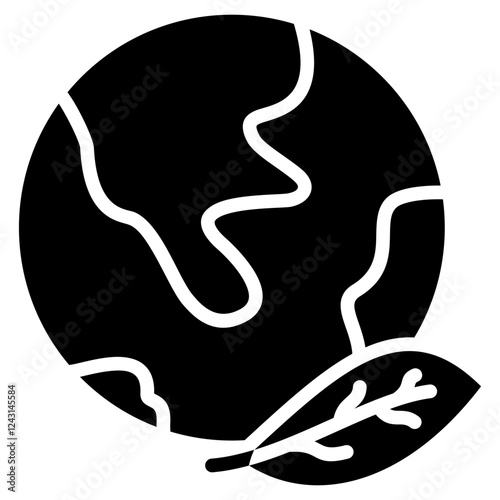 Environmental Glyph Icon