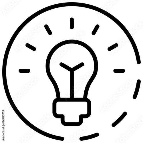 Stimulus Outline Icon