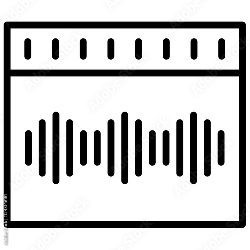 Frequency Outline Icon