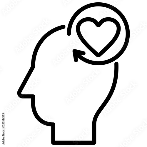 Psychological Outline Icon