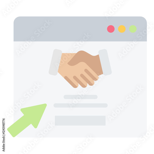 Smart Contract Flat Icon