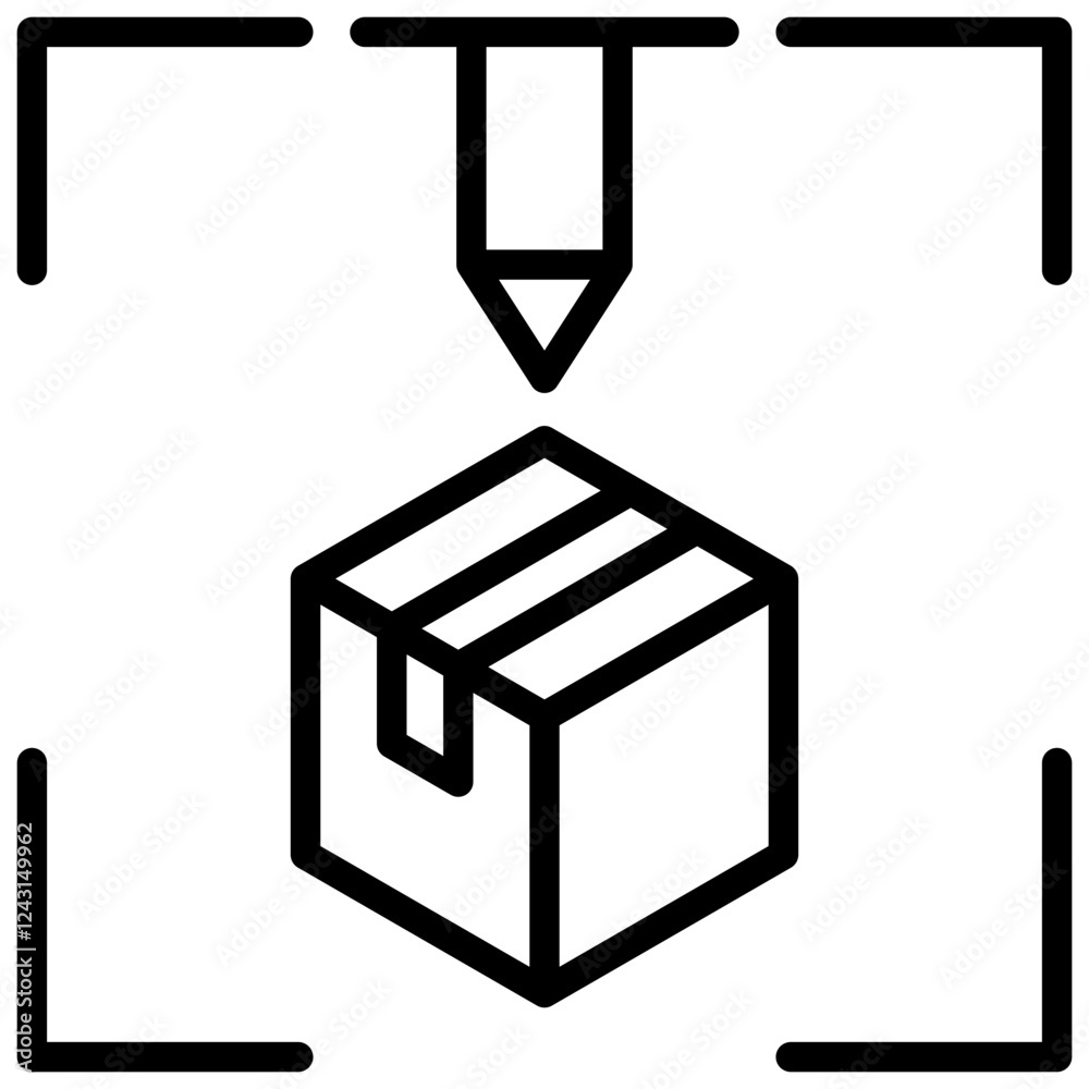  Printing Outline Icon