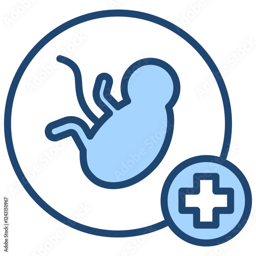 Obstetric Blue Icon