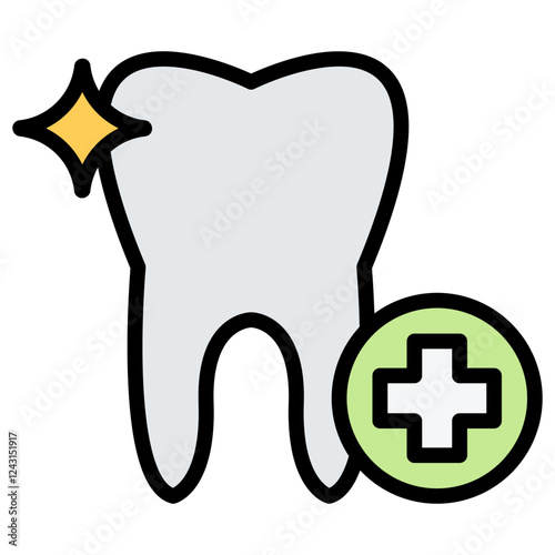 Dentistry Outline Color Icon
