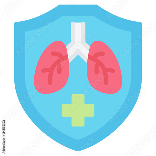 Pulmonology Flat Icon