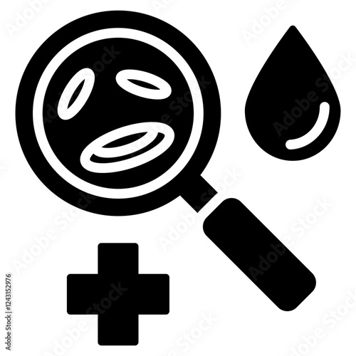 Hematology Glyph Icon