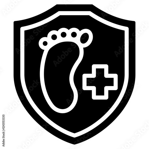 Podiatry Glyph Icon