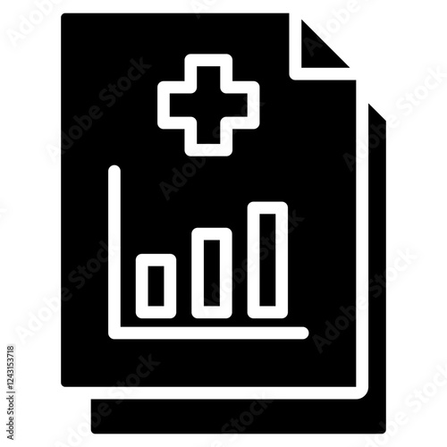 Biostatistics Glyph Icon