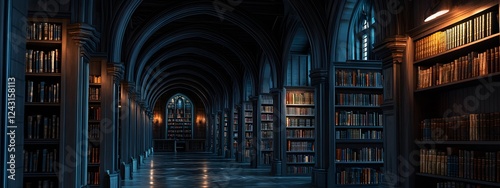 Dark photography of the long room in Knaresborough
