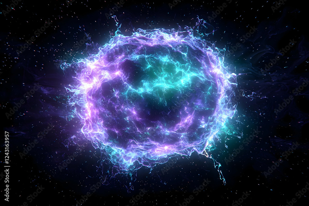 Energy Orb Explodes: Vivid Plasma VFX Energy Orb Explodes: Vivid Plasma VFX
