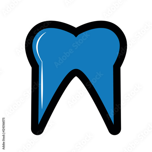tooth dental icon.