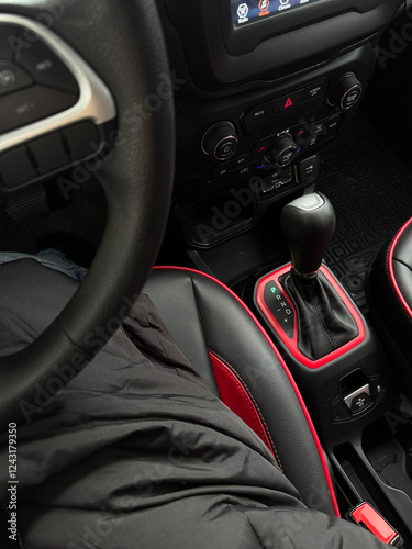 interior of a modern car