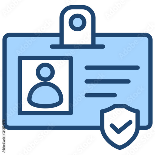 Identity Blue Icon