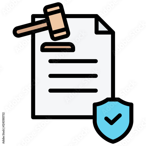 Compliance Outline Color Icon