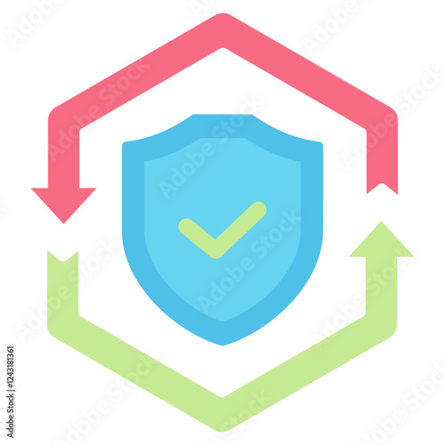 Security Recovery Flat Icon