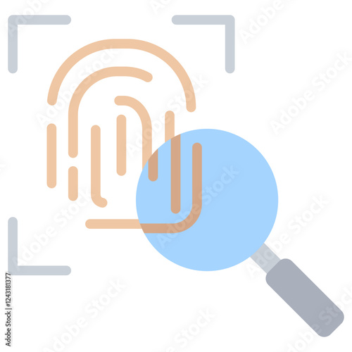 Forensic Flat Icon