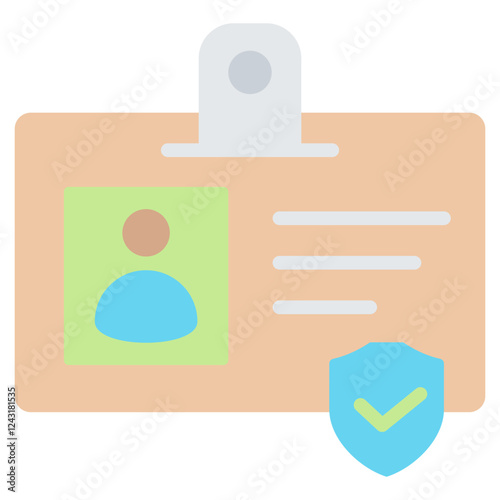 Identity Flat Icon