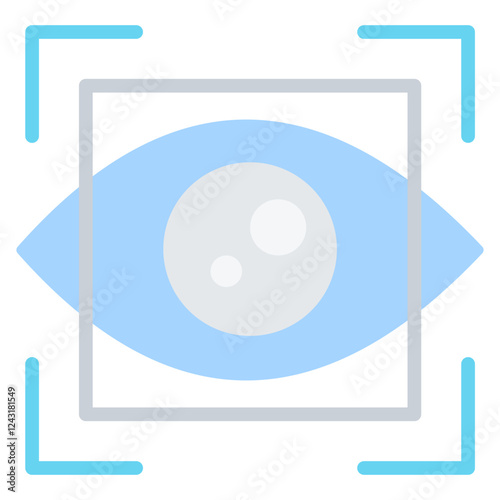 Biometric Flat Icon