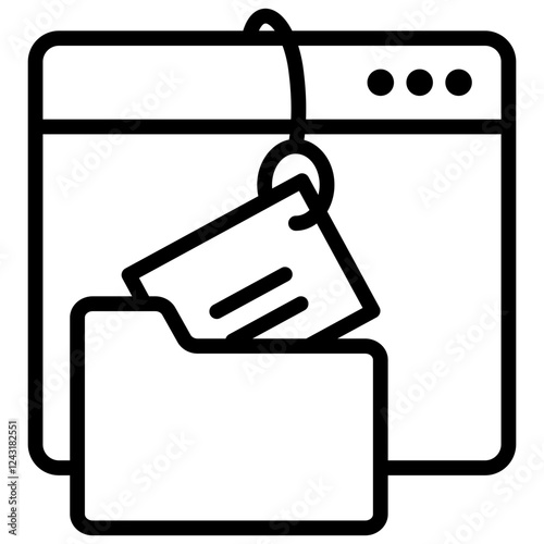 Phishing Outline Icon
