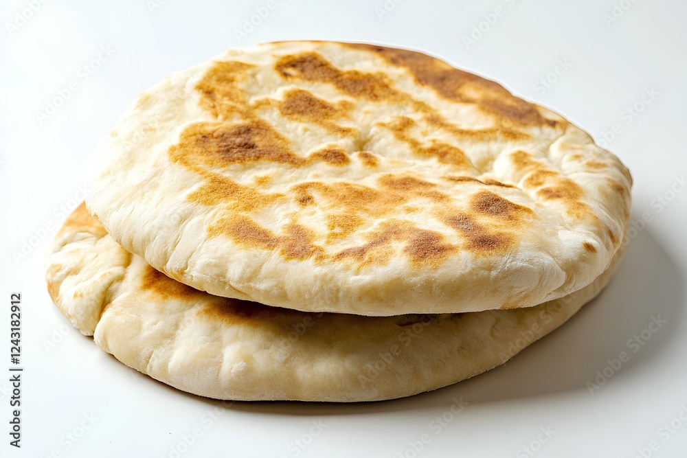 a pita isolated on white background a pita isolated on white background