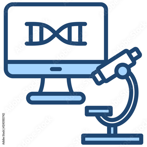 Gene Augmentation Blue Icon