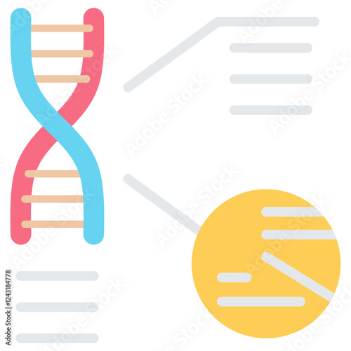 Genetic Disorder Flat Icon