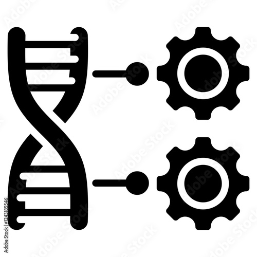 Crispr Glyph Icon