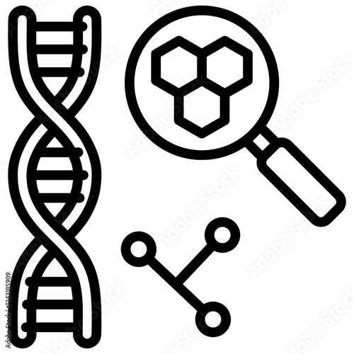 Dna Outline Icon