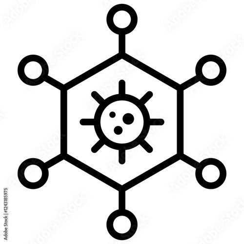 Viral Victor Outline Icon