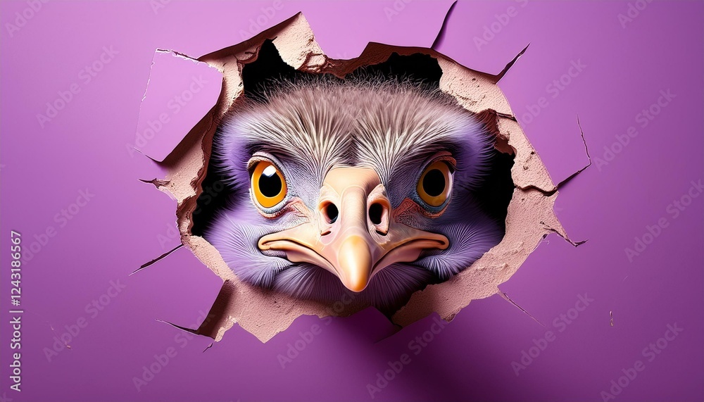 Obraz premium Vogel Strauß