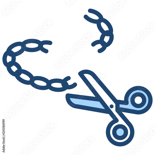 Recombinant Dna Blue Icon