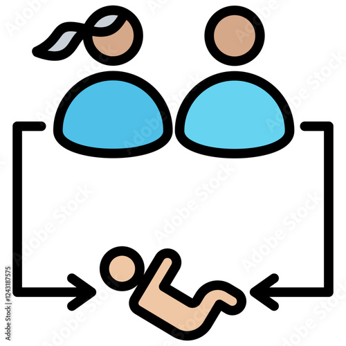 Heredity Outline Color Icon