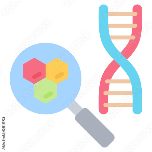 Nucleotide Flat Icon