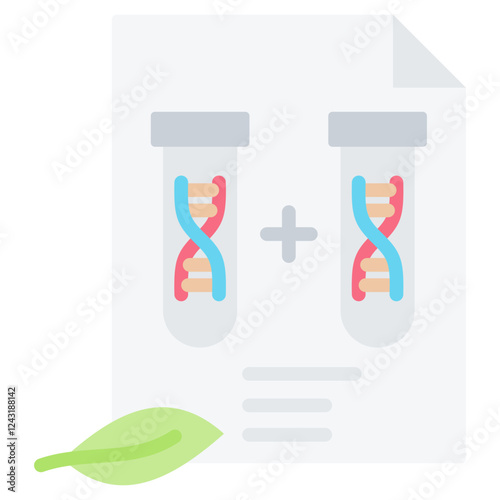 Hybridization Flat Icon