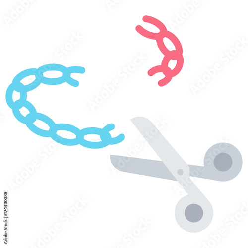 Recombinant Dna Flat Icon