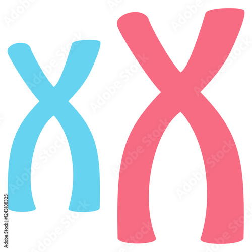 Genetic Linkage Flat Icon