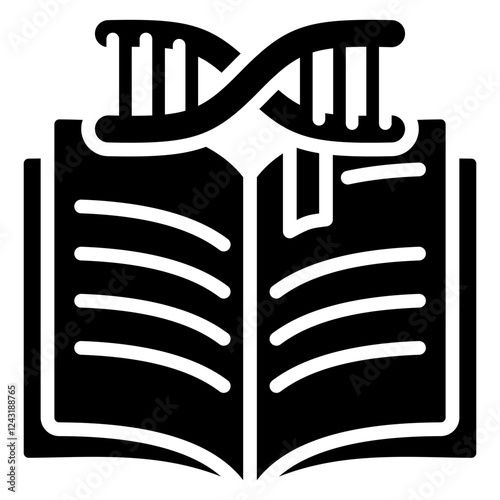 Genomic Library Glyph Icon