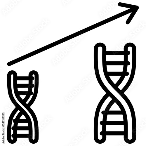 Evolutionary Biology Outline Icon