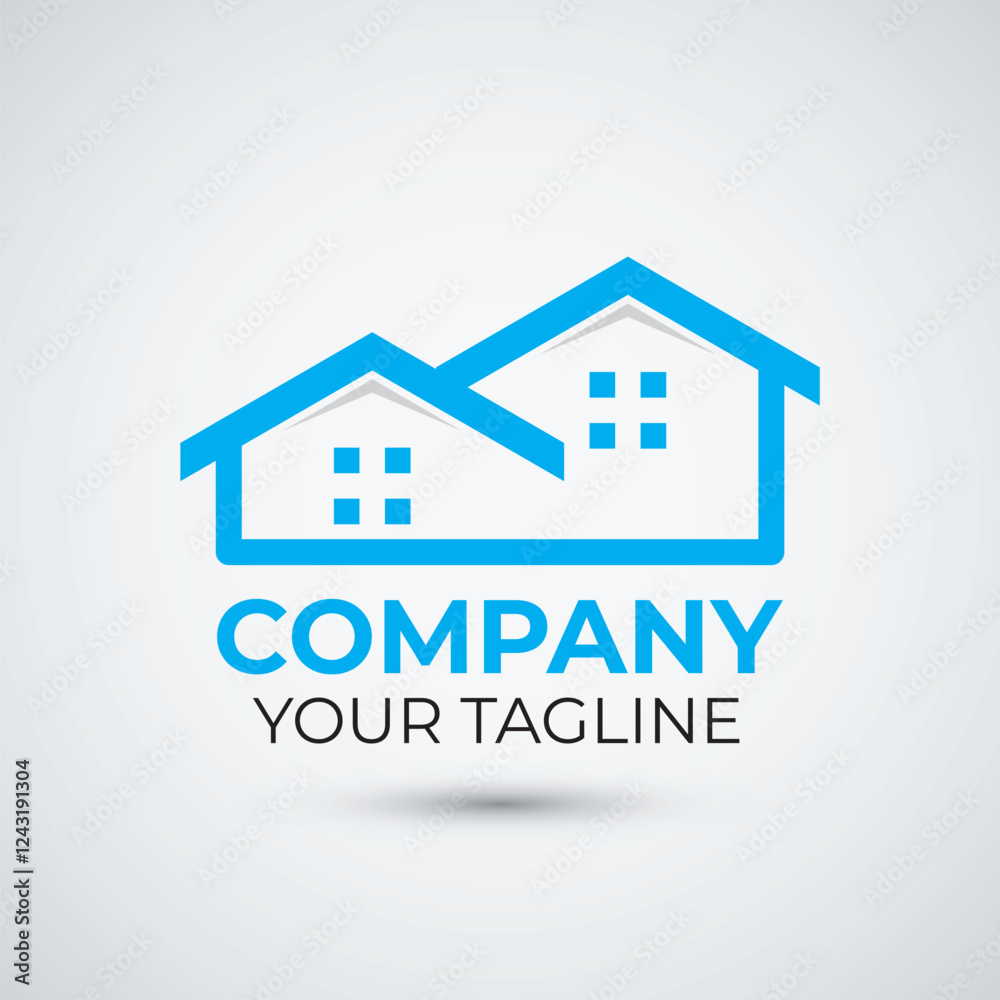 House and building logo design abstract template House and building logo design abstract template